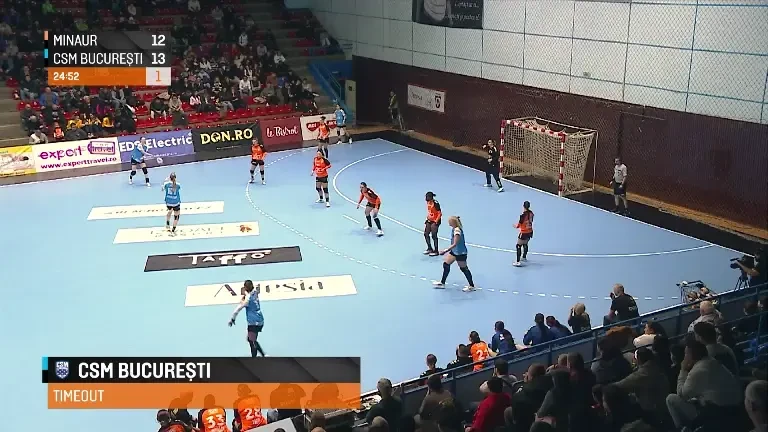 Minaur Baia Mare - CSM București | Accidentare Iulia Dumanska (Pro Arena și VOYO, 14.01.2026)